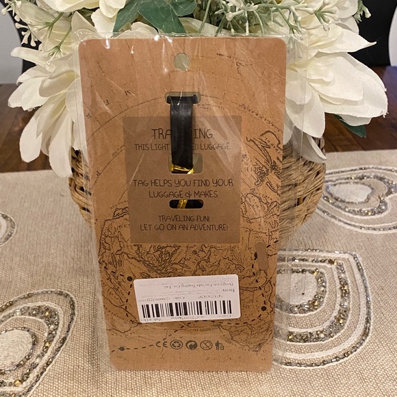 Polka Dot Pink Minnie Mouse Luggage Tag - Picture 2 of 3